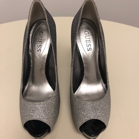 Y2K Peeptoe Platform Pumps by Guess 6M - Picture 2 of 8